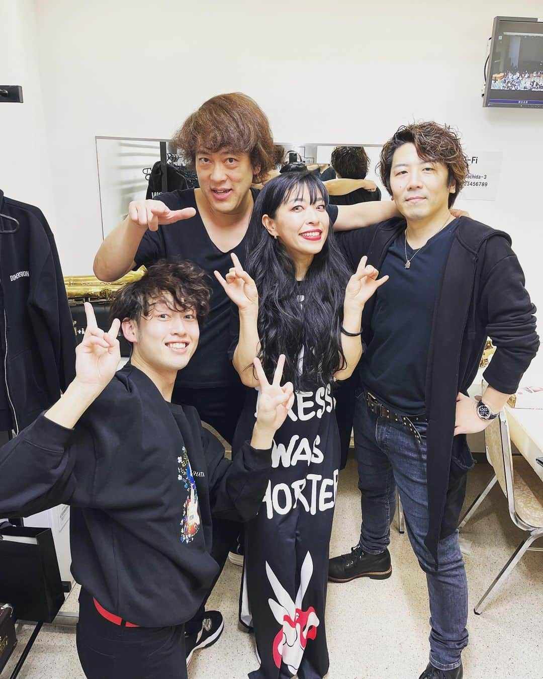 勝田一樹のインスタグラム：「お馴染みのメンバーです❗️  #kazukikatsuta  #勝田一樹 #町田市民ホール  #dimensionjazz #dimensionjazzofficial  #春畑道哉」