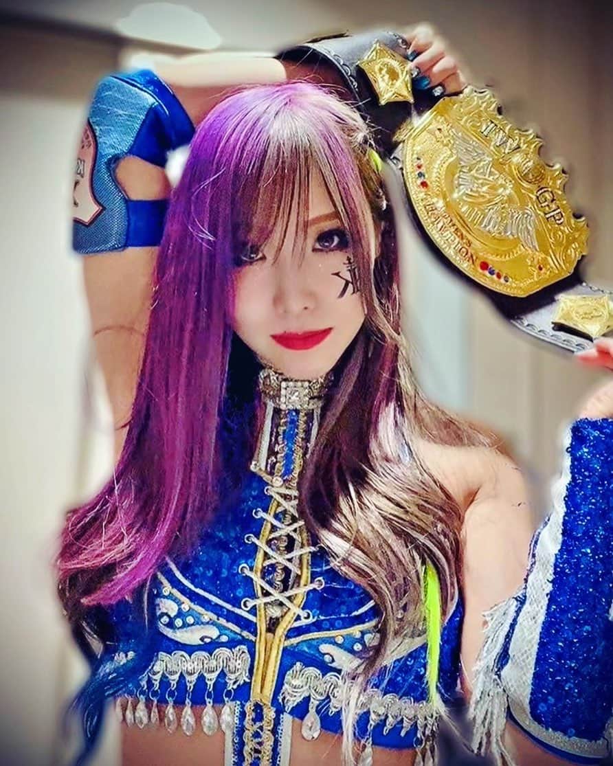 カイリ・セインのインスタグラム：「#iwgpwomenschampion」