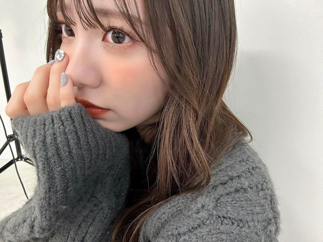 小玉梨々華のインスタグラム：「オレンジメイクしてもらったの🍊」