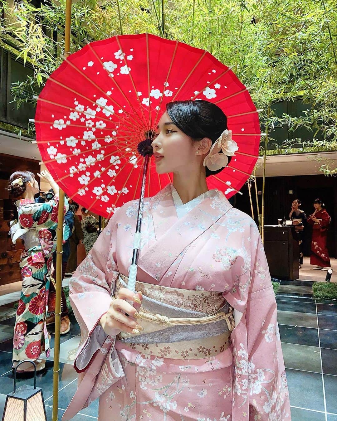 葉月のインスタグラム：「🌸kimono🌸  #バリヤンツリーダーワ #ダーワ京都　#バリヤンツリー」