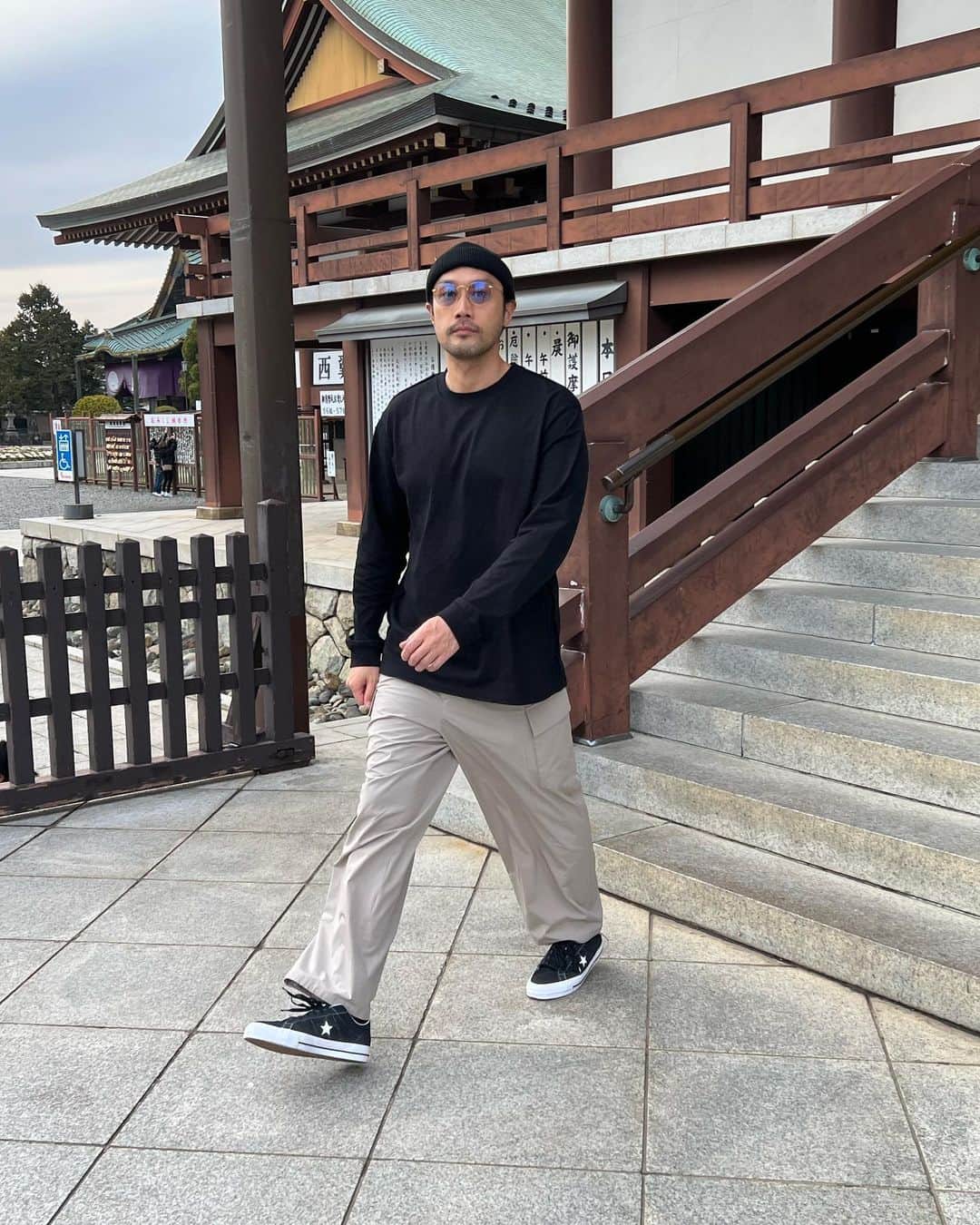内田朝陽のインスタグラム：「初成田山 #成田山 #新勝寺 #japan #japanesetemple  #naritasan  #naritasantemple」