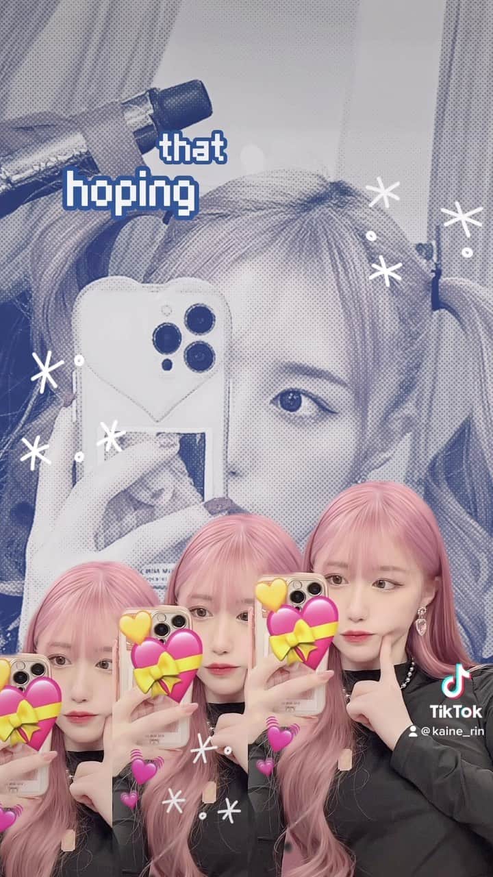 海羽凜のインスタグラム：「_  TikTok コラージュ 🐰☝🏻💗  元音源newjeansのOMG使えなかったので楽曲変えました☺︎♪  #셀카  #얼스타그램 #교복　#코스프레  #粉红色 #可爱  #韓国 #韓国語勉強 #韓国ファッション  #網紅 #ガールクラッシュ #ﾘﾝﾎﾟﾄ #tiktok #私が国プ3」