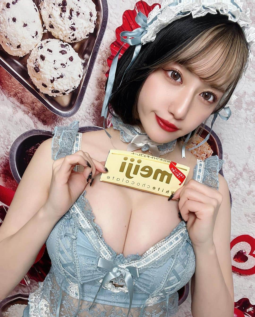 みつきさんのインスタグラム写真 - (みつきInstagram)「. . 甘い甘い恋のチョコレート🍫💋 Happy Valentine Day❤️❤️❤️ . . . . .」2月14日 1時43分 - omitu412