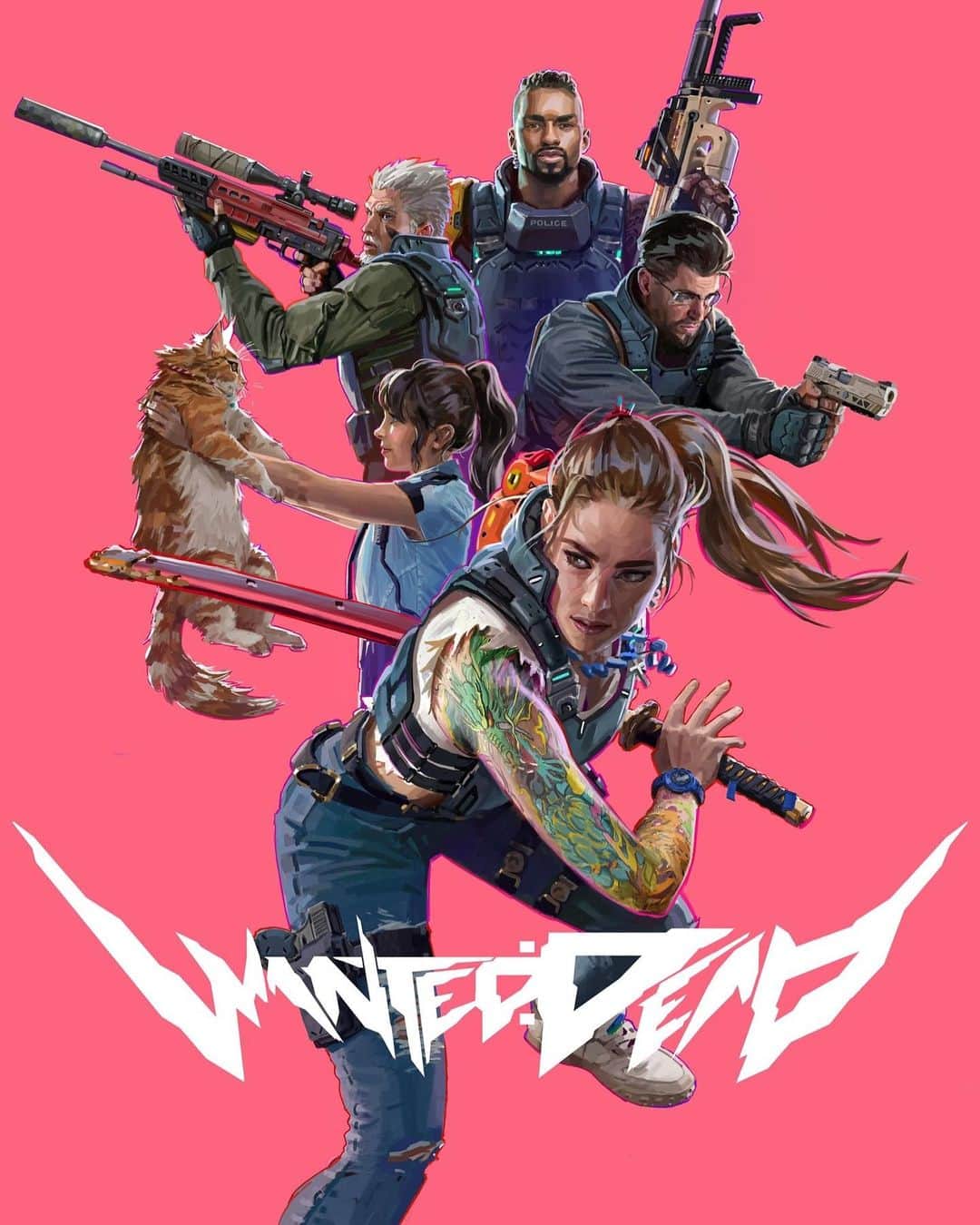ステファニー・ヨーステンのインスタグラム：「Tomorrow’s the day ❤️ Wanted: Dead | 14.02.2023 #WantedDead #110Industries #Soleil #Playstation #Xbox #PC  @110industries @soleilgamestudios @110industriesmusic @mickymactroy」