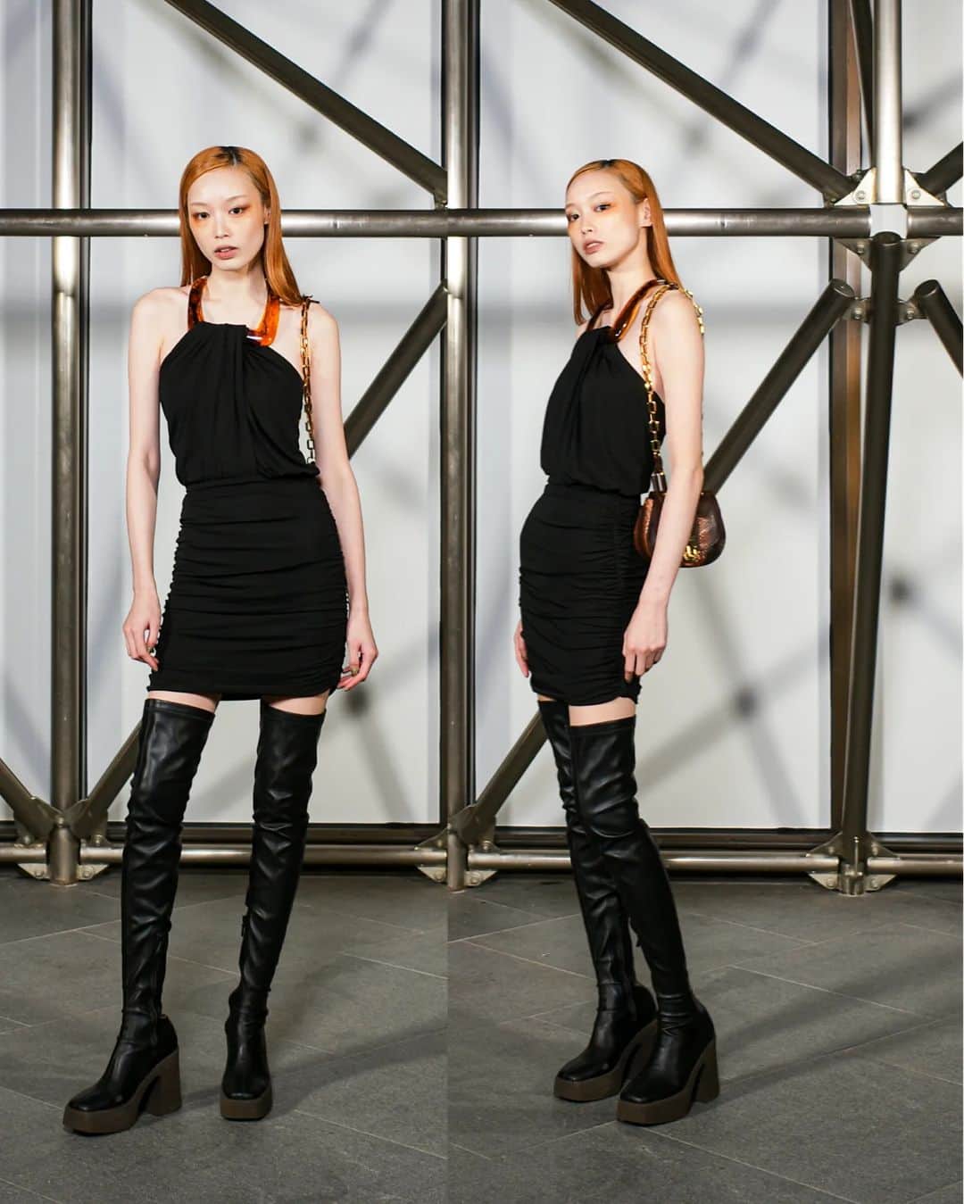フェルナンダ・リーのインスタグラム：「Thanks for inviting me to watch the @simkhai fw23 show 🌟」