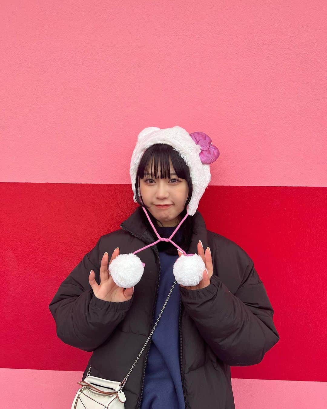 山下恵奈のインスタグラム：「ちょっと前にユニバ行った時の🎀 きてぃさん」