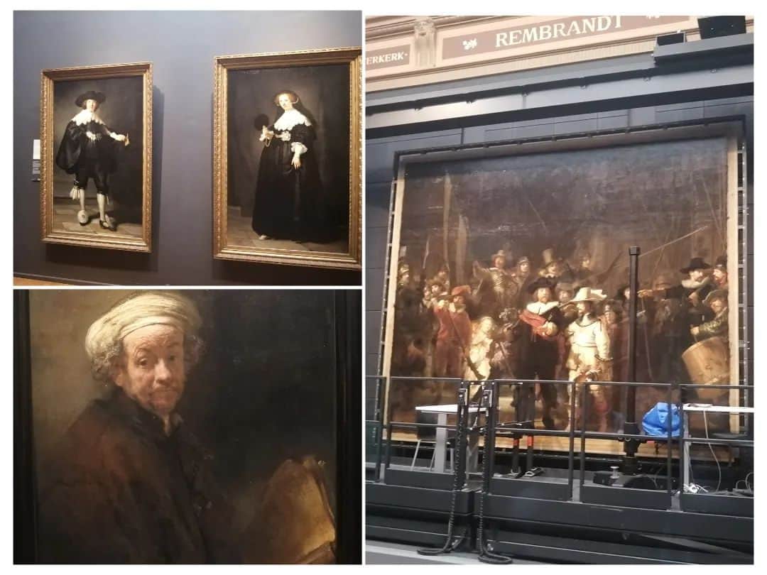 福間洸太朗さんのインスタグラム写真 - (福間洸太朗Instagram)「Souvenirs in Amsterdam I visited the Rijksmuseum (Netherlands National museum) for the first time which has a rich collection of ship models, sculpture, some old instruments and paintings.   今回はアムステルダム国立美術館に行けました！フェルメール展はまだ始まってなかったですが、「牛乳を注ぐ女」やレンブラントの名作ほか、個人的に大好きな船の模型、彫刻、陶器、古楽器なども充実していて大満足でした！  #Rijksmuseum #amsterdam #vermeer #rembrandt #ship #shipmodel #porcelain #artcollection #アムステルダム国立美術館 #船の模型 #フェルメール #ガイドさん はアムス在住ピアニストのK君🙏」2月14日 11時04分 - kotarofsky