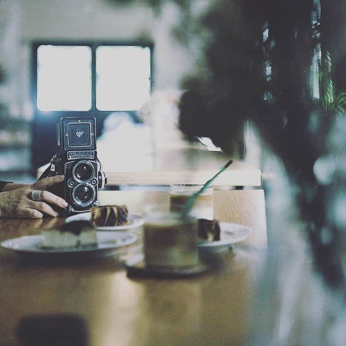 のインスタグラム：「*. *. 写真を始めた頃 写真友達ゼロだったこともあって 撮るために1人でお花やカフェに 出かけてたなぁ。  今日は予定してたことが 予想以上に早く片づいて 久々に1人で大好きなカフェに 出かけたんだけど数分遅れで満席。 以前だったら席が空くのを待ってたケド 待てずに帰ってきたよ。 おうちにアシュが待ってるからね🐶💕  良い一日を◡̈*」