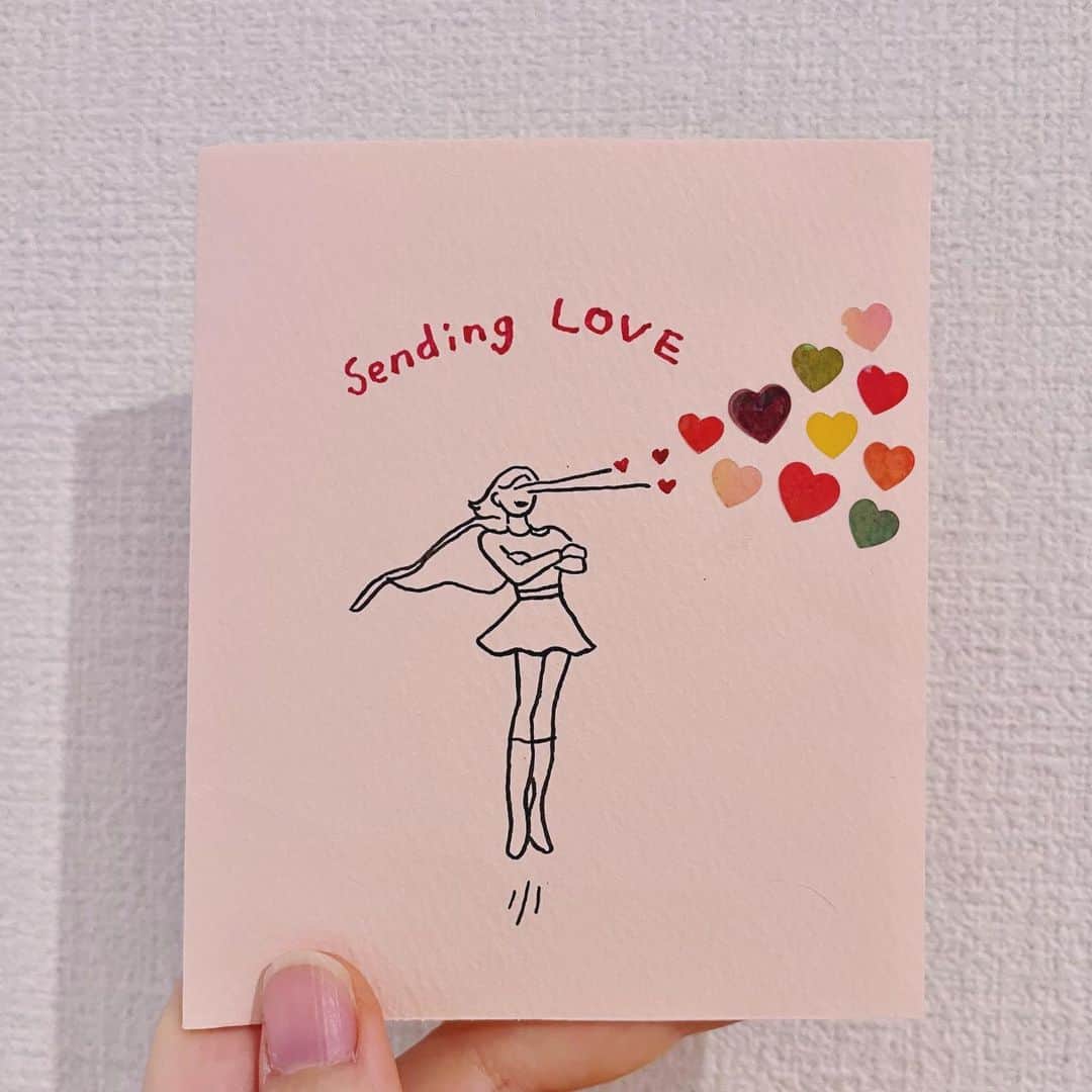 Apricots Artのインスタグラム：「Sending ❤️🧡💛💚💙💜🖤🤍🤎 Illustrated by Mina #apricotsart #valentinesday」