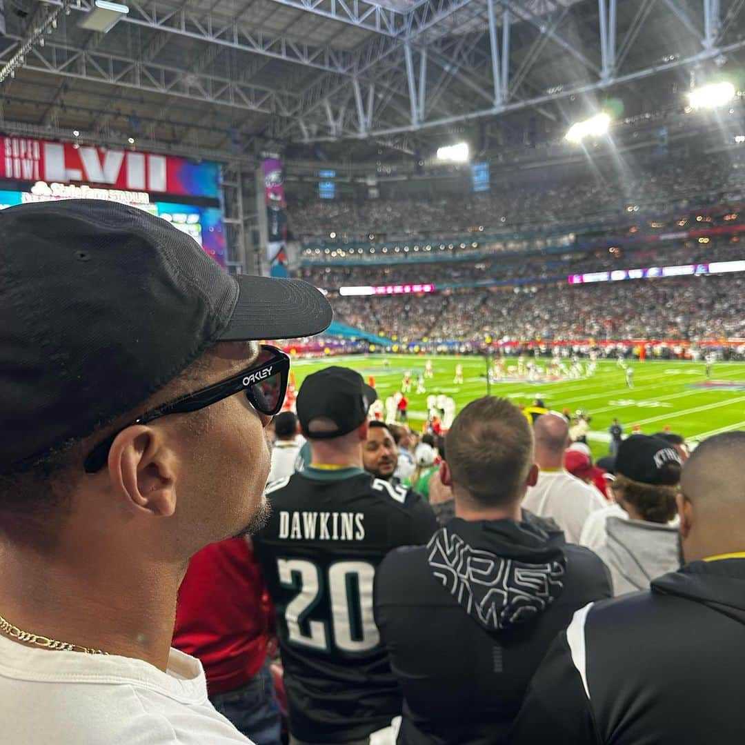 アンドレ・ドグラスさんのインスタグラム写真 - (アンドレ・ドグラスInstagram)「Super Bowl LVII 🏈🏟️」2月15日 3時54分 - de6rasse