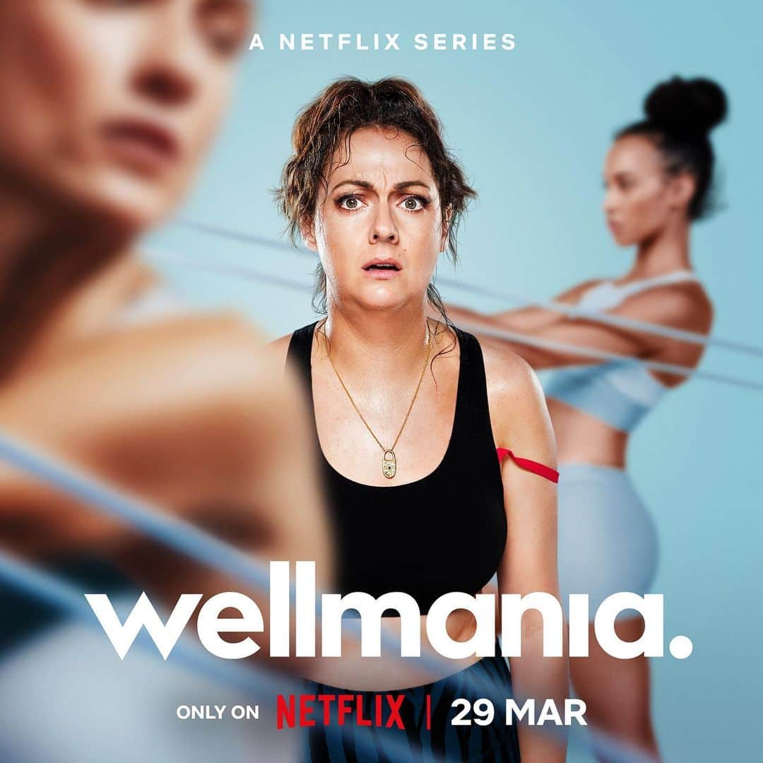 セレステ・バーバーのインスタグラム：「BAM! 💥 WELLMANIA IS COMING!   #Wellmania @netflixanz @netflix」