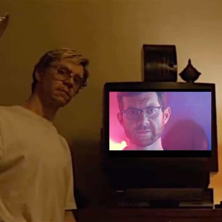 ビリー・エイチュナーのインスタグラム：「It’s the perfect day to watch Bros - just ask Jeffrey Dahmer! On @peacock and on demand. Happy Valentines Day! 🥰❤️」