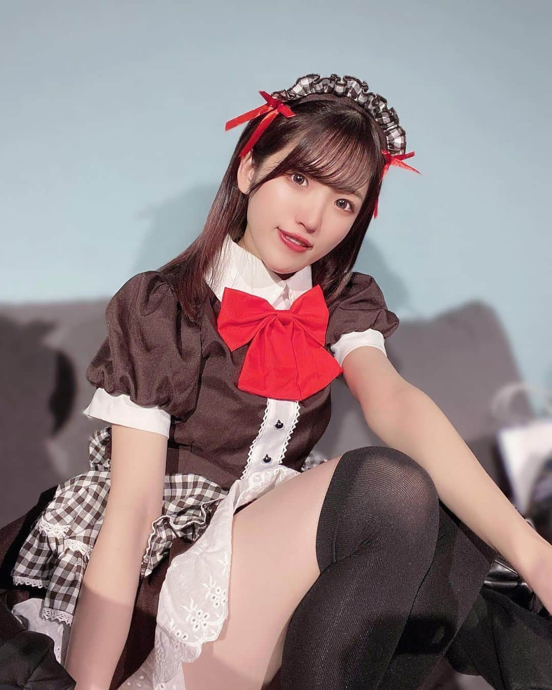 横山なつみさんのインスタグラム写真 - (横山なつみInstagram)「.  ValentineDay🍫❣️  メイドちゃんです  #メイド #メイド服 #コスプレ #バレンタイン #バレンタインデー #valentine #valentineday」2月14日 22時21分 - ___natsumi327