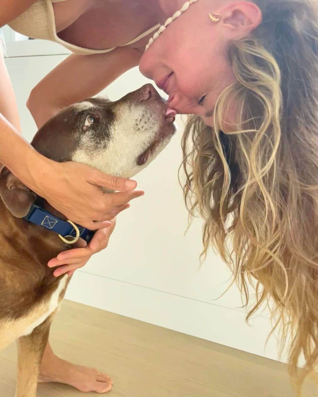 ジゼル・ブンチェンのインスタグラム：「Pure love!! I am convinced they are little angels on Earth. Happy Valentine's Day to all! ❤️❤️❤️  Amor puro!! Tenho certeza que eles são anjinhos na Terra.」