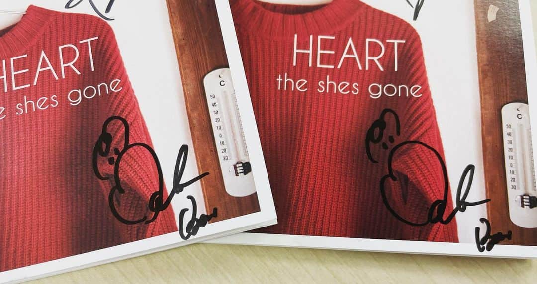 Daishiのインスタグラム：「New Album 「HEART」  遂にリリースされました🎉🎉  いろんな想いを込めて作りました。  たくさん聴いてくれ〜〜！！🫶  #theshesgone  #シズゴ  #HEART」