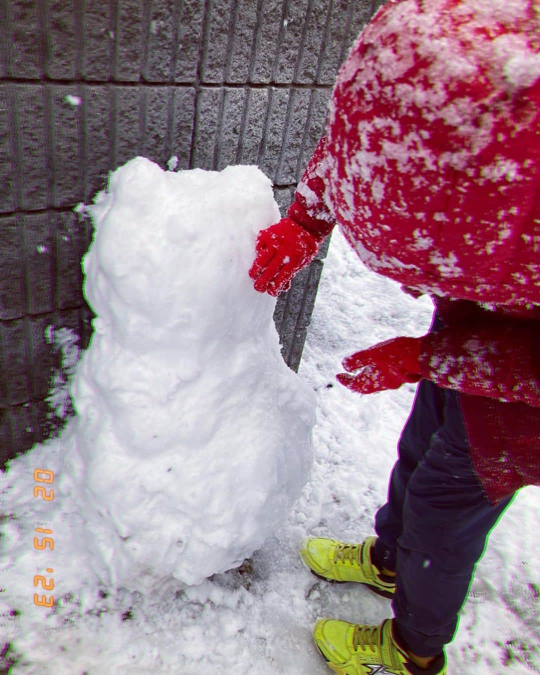 小明のインスタグラム：「友達のクマ⛄️」
