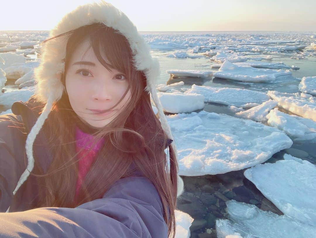 國本未華さんのインスタグラム写真 - (國本未華Instagram)「この場所、この景色が大好き。 #流氷 #道東 #知床」2月15日 12時27分 - kunimoto_mika