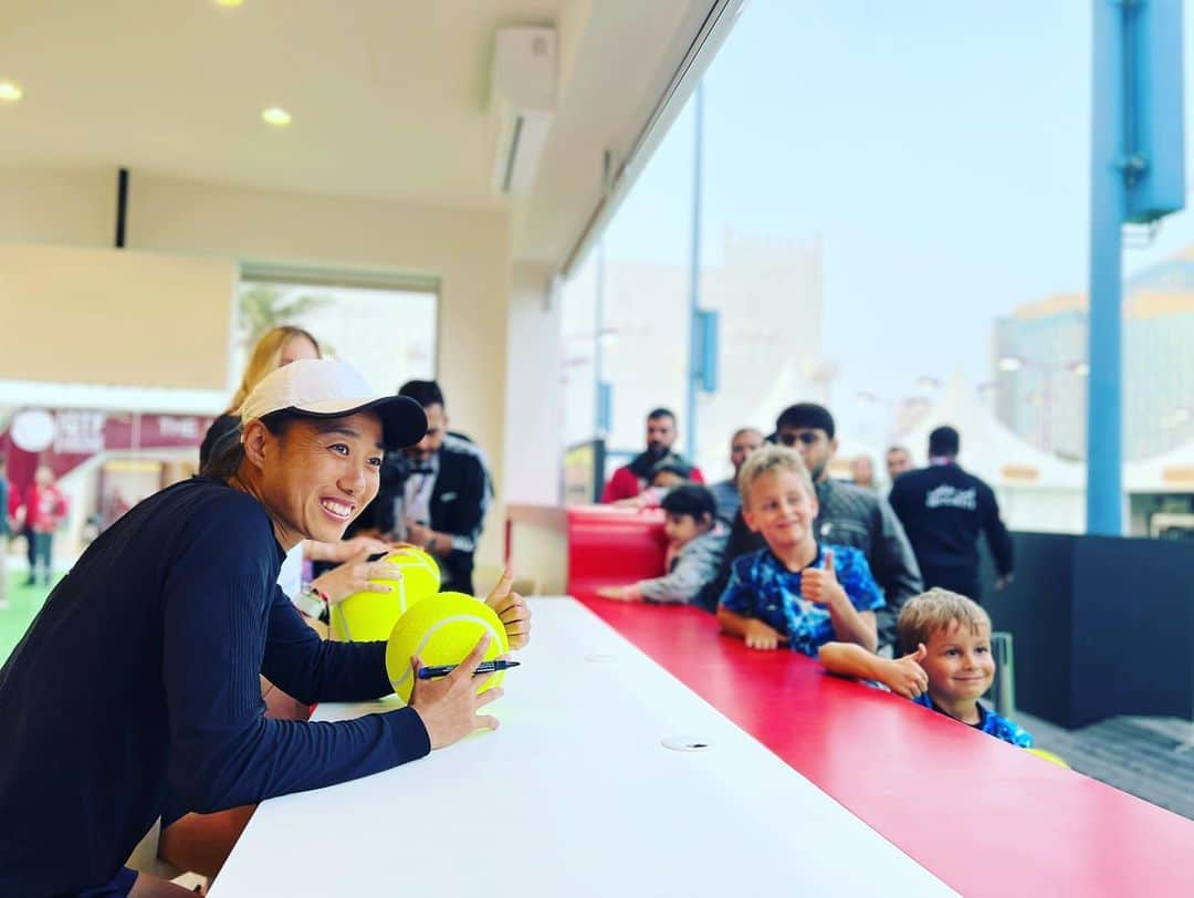 ジャン・シューアイさんのインスタグラム写真 - (ジャン・シューアイInstagram)「How cute these fans !@qatartennis」2月15日 23時14分 - zhangshuai121