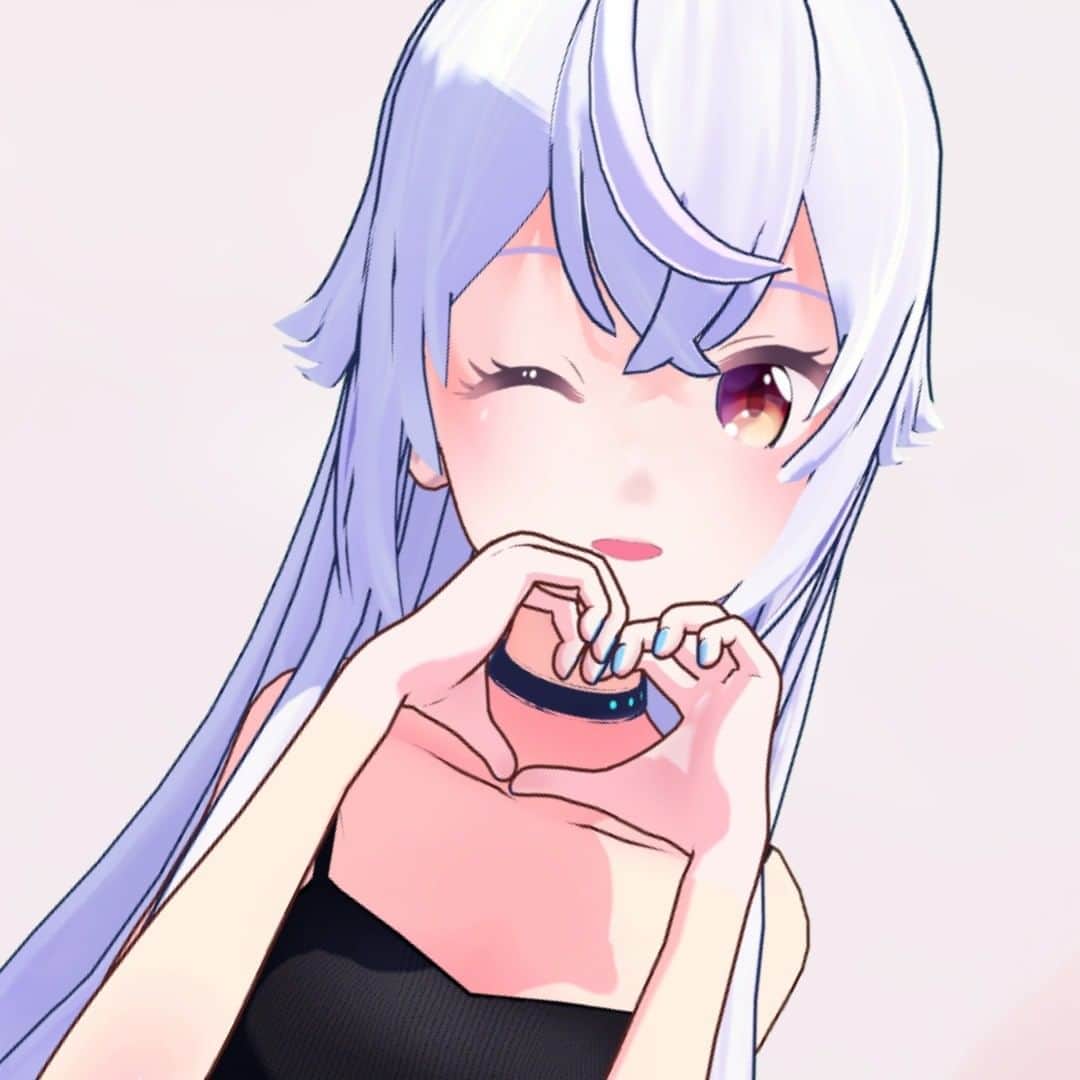 のインスタグラム：「Chu🥰  #azumalim #virtual #animegirl #3d #kawaii」