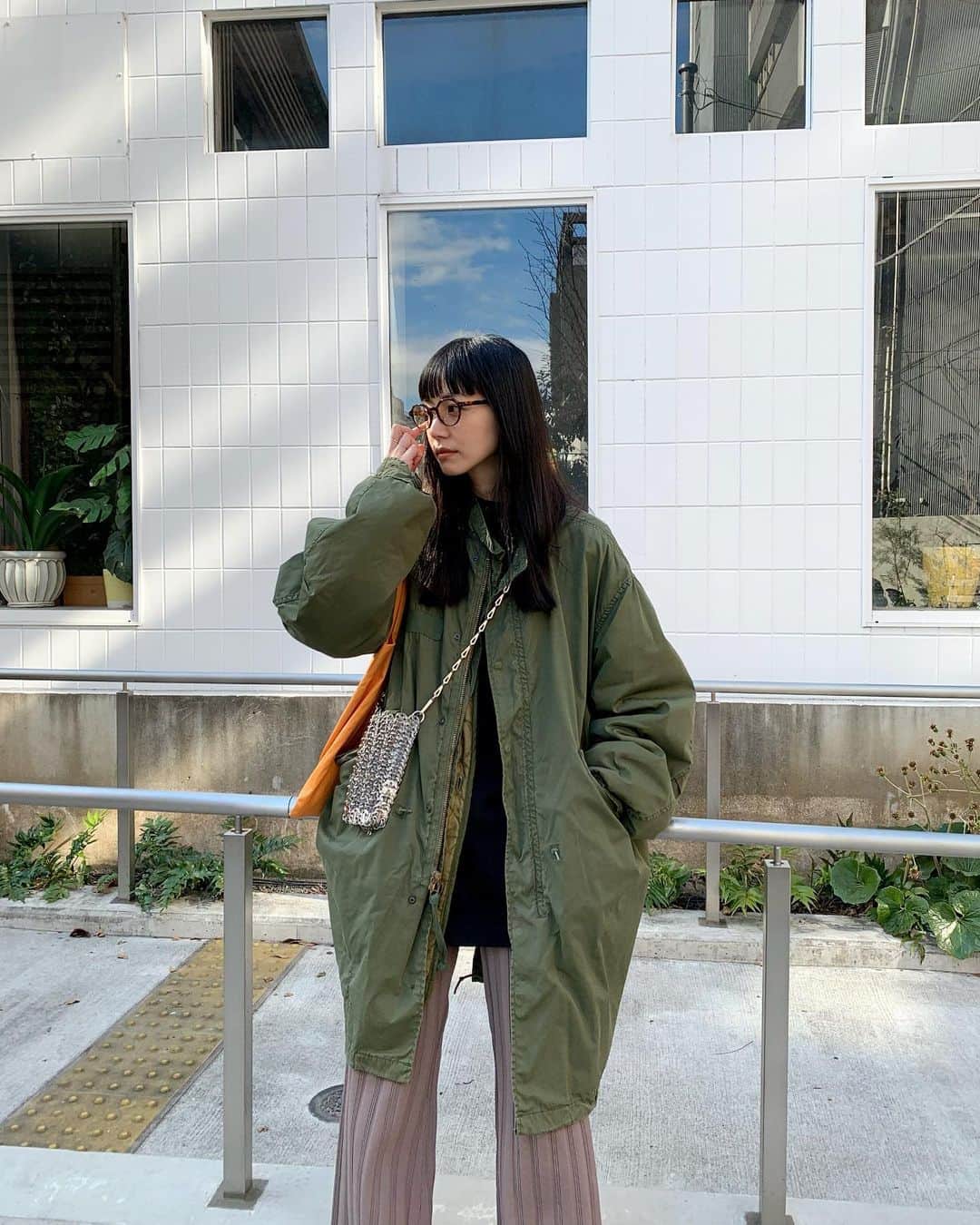 Shiho Sasakiのインスタグラム：「はやくあったかくならないかな😶  #私服」