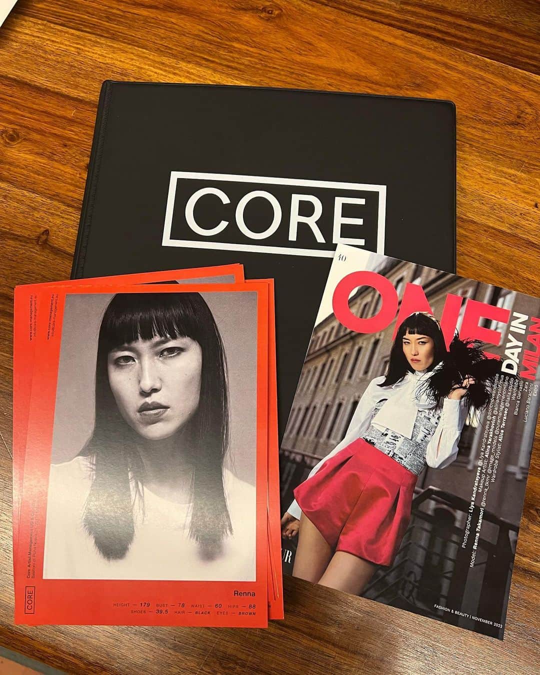 レンナ（RENNA）のインスタグラム：「🇩🇪🇬🇧🇮🇹❤️‍🔥❤️‍🔥  I belonged to the core❣️ @coreartistmanagement   Tkank you😘❤️  #modeling  #japanesemodel #asianmodel #germany  #uk  #italy  #milano #coremanagement」