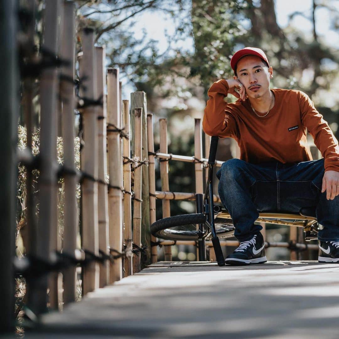田丸なおとのインスタグラム：「Photo by @jason_halayko  Ride @wethepeoplebmx  Wear @columbia_jp @columbia.tokyo  #columbia#columbiatokyo」