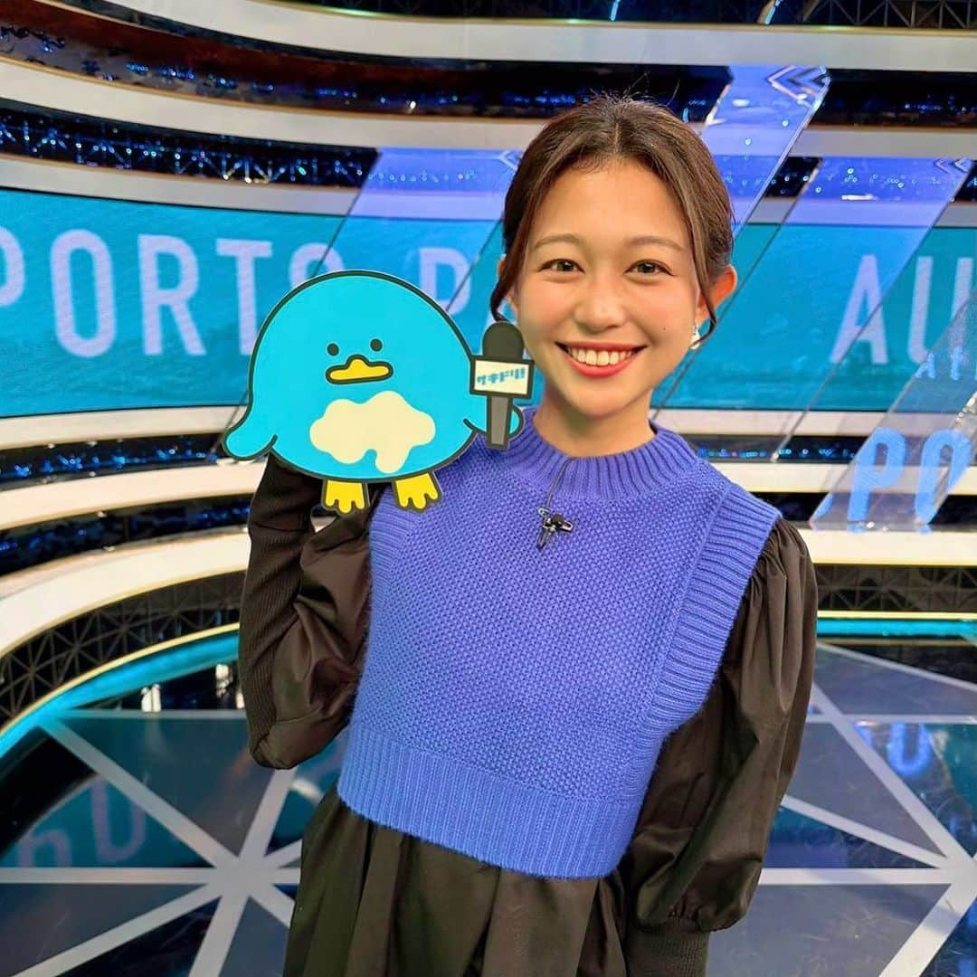 松﨑涼佳のインスタグラム：「サキドリくん🐧  S-PARK、そしてLive news αのスポーツコーナーに 新しい仲間が加わりました！ 名前は『サキドリくん』です💞  いつか空を飛ぶことを夢見るペンギンの敏腕記者✨ 知って得する熱いアスリートを紹介する 『サキドリアツリート』のコーナーで大活躍中です！ 皆さま、よろしくお願いいたします！  #spark #livenewsa #サキドリくん  #フジテレビ #松﨑涼佳」