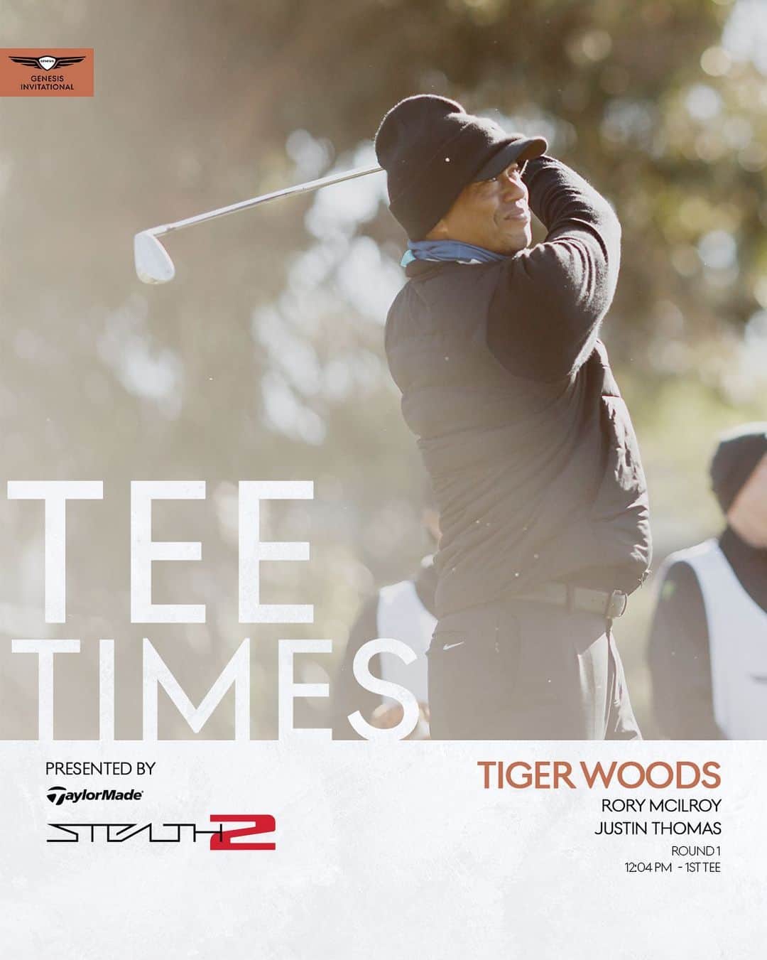 タイガー・ウッズのインスタグラム：「See you on the 1st tee」