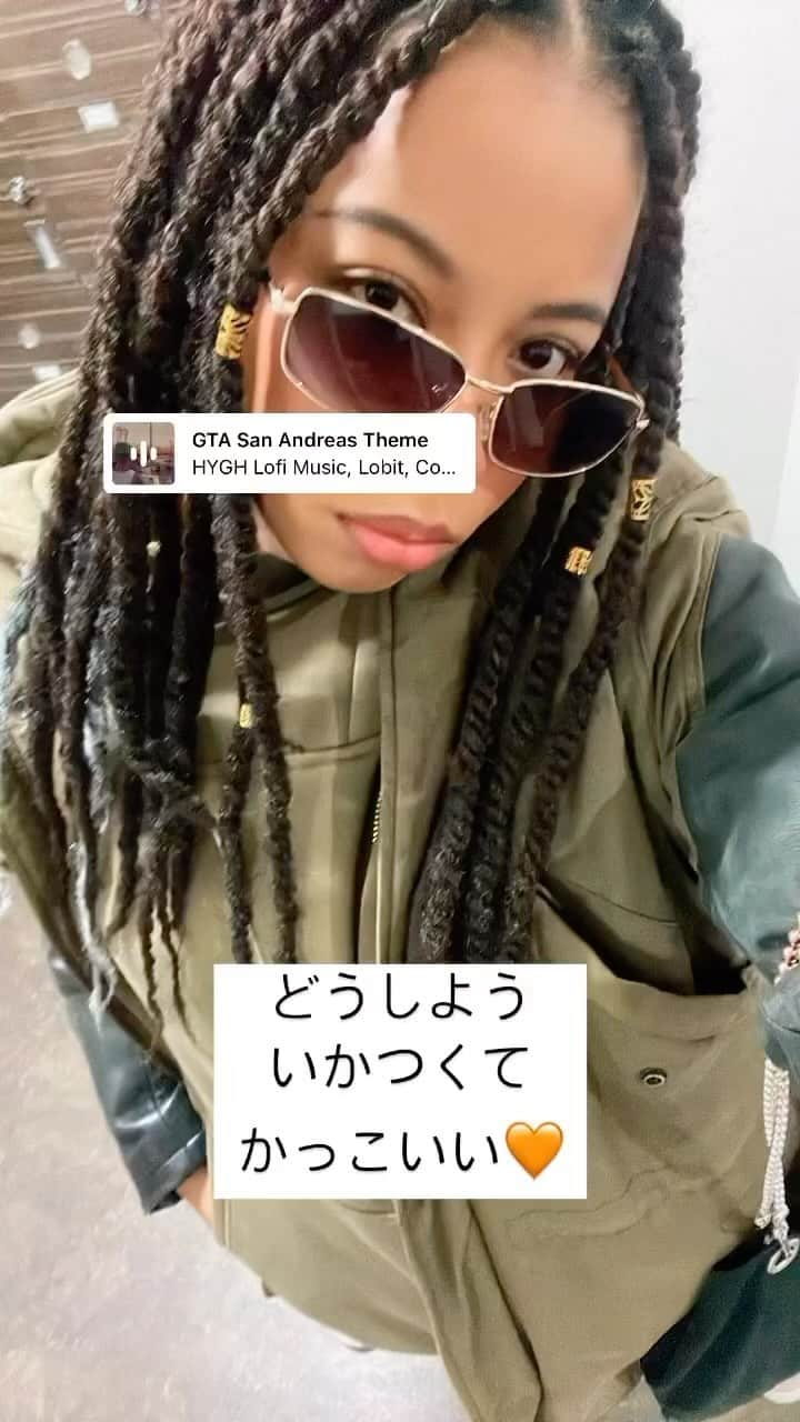 Mikoのインスタグラム：「かっくいいから、ストーリーではもったいない。 ということでリールに残しておきます。 存分に私の承認欲求を満たしてください🧡 　hair→ @mirey_hair」