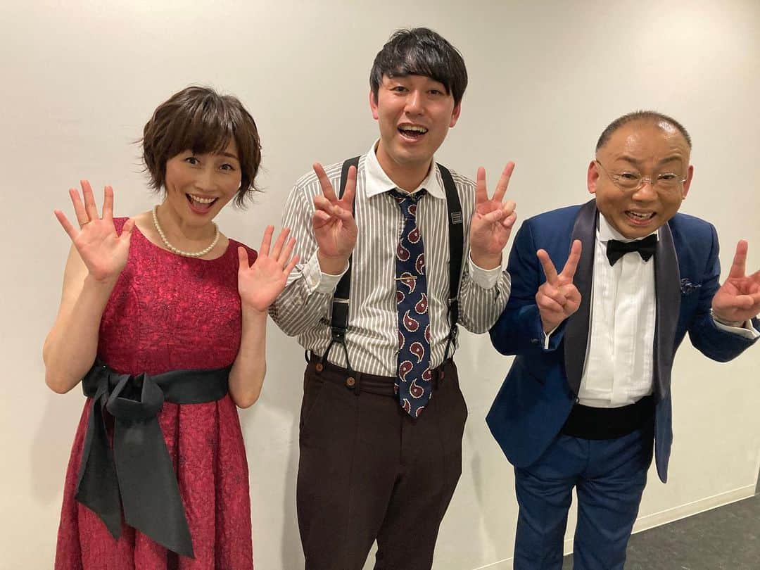畠中悠のインスタグラム：「北海道で知らない人はいない！木村洋二さんと熊谷明美さんと一緒に仕事できた！歓喜！ #木村洋二　さん #熊谷明美　さん #STV」