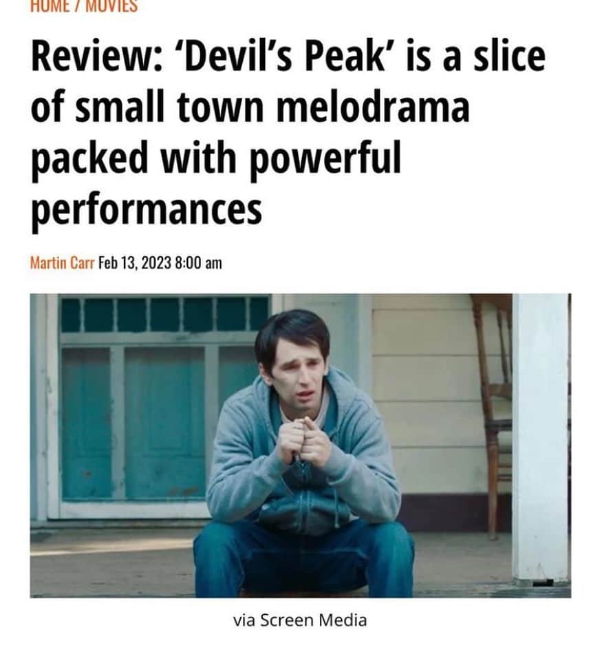 ロビン・ライトのインスタグラム：「Devil’s Peak out Friday in theaters! On demand Feb24! @devilspeakmovie #devilspeak @at_easeladies Reviews are coming in! Watch the trailer in my stories or on YouTube」