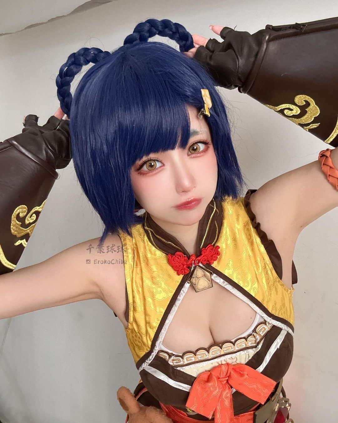 EROKOのインスタグラム：「#xiangling #原神　#genshin」