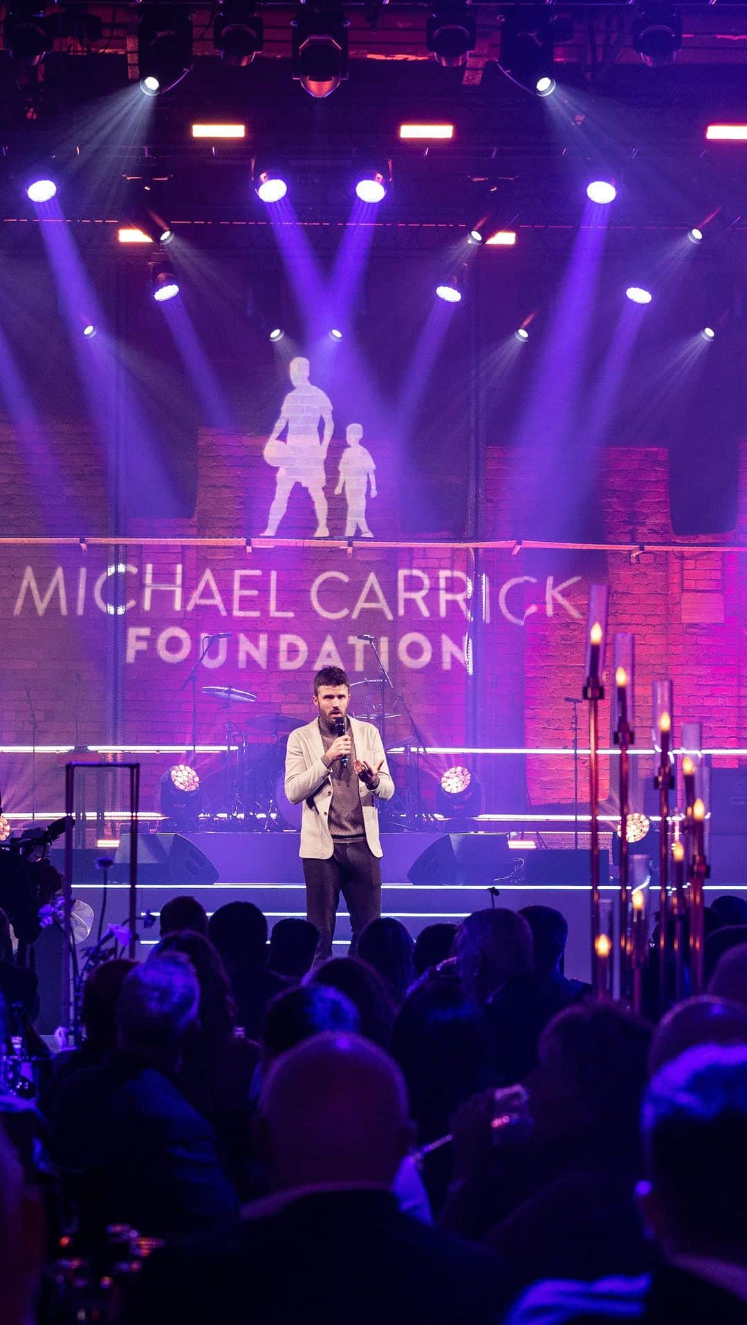 マイケル・キャリックのインスタグラム：「What a night to celebrate 5 years of the Foundation. Can’t thank everyone enough for their support. Here’s to the next 5 years creating more opportunities and chances for youngsters in Greater Manchester and the North East.」