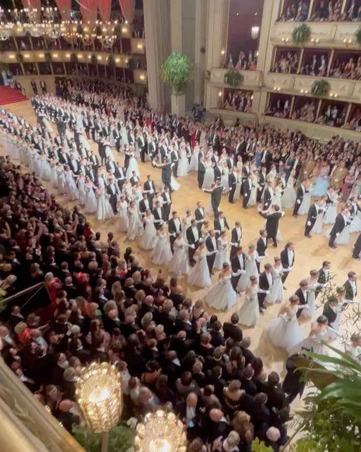 クリス・ノースのインスタグラム：「A night to remember - Vienna Grand Opera Ball」