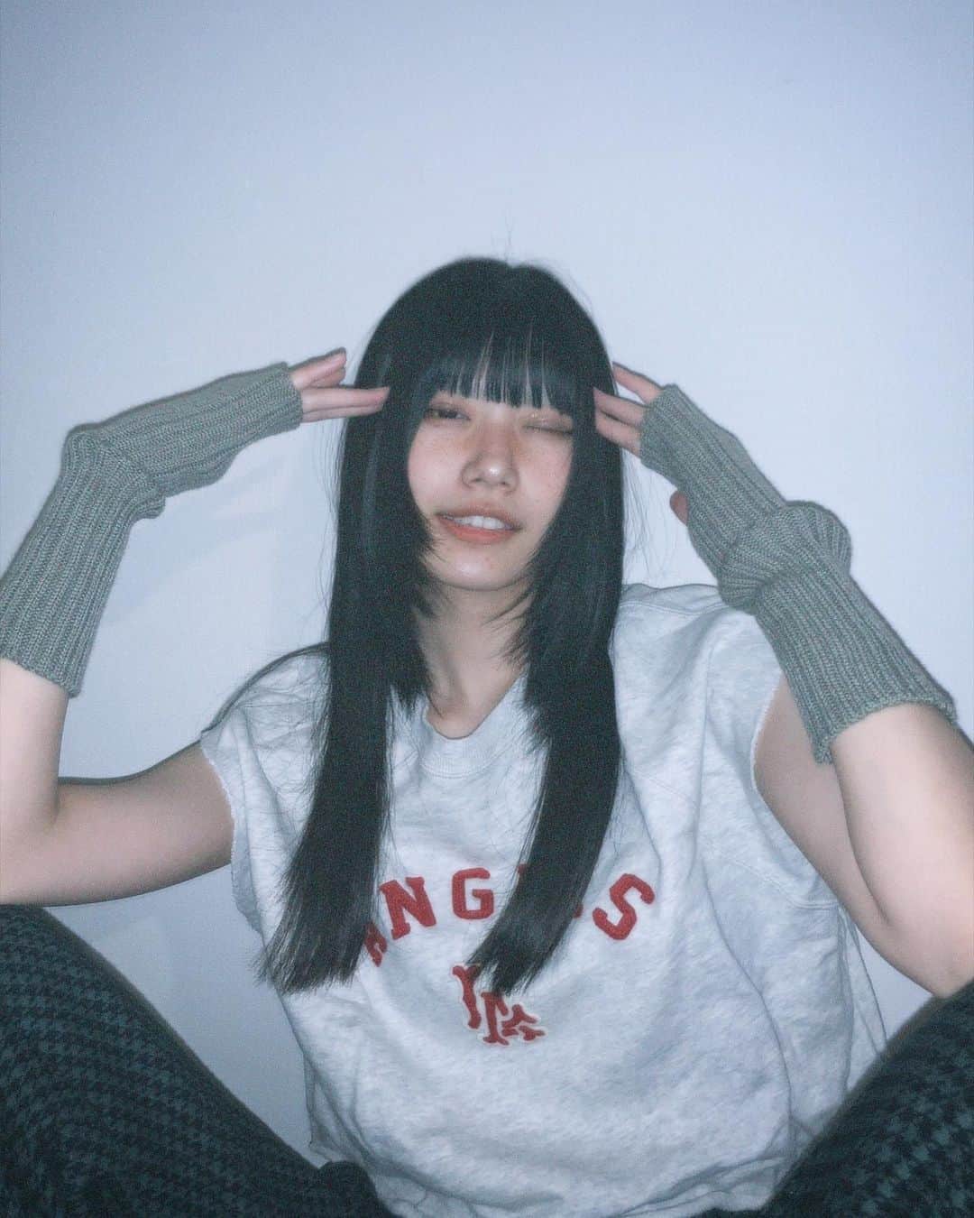 奥田彩友のインスタグラム：「🖤」