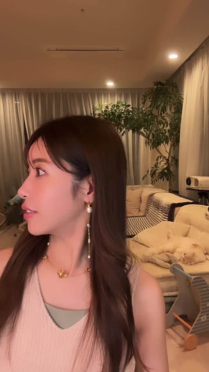 のインスタグラム：「インスタライブ今日も付き合ってくらてありがとう〜♡」
