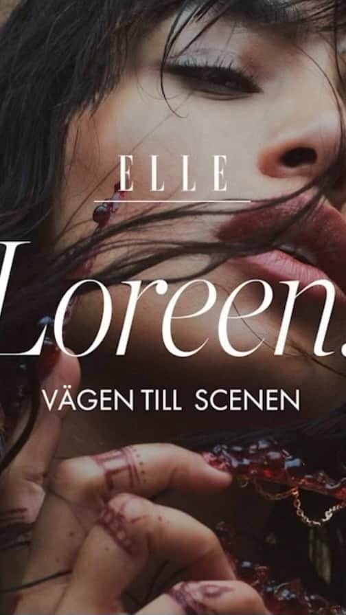 ロリーンのインスタグラム：「The process is real ❤️ #loreen #ellesverige #behindthescenes #workingprocess #melfest」