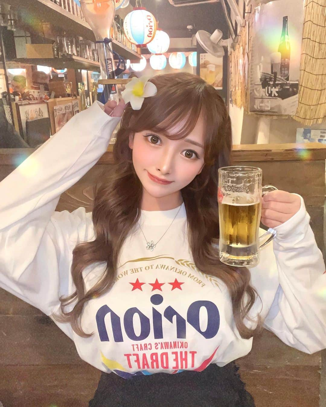 藤咲くるみのインスタグラム：「💙🤍#orion 🤍💙」