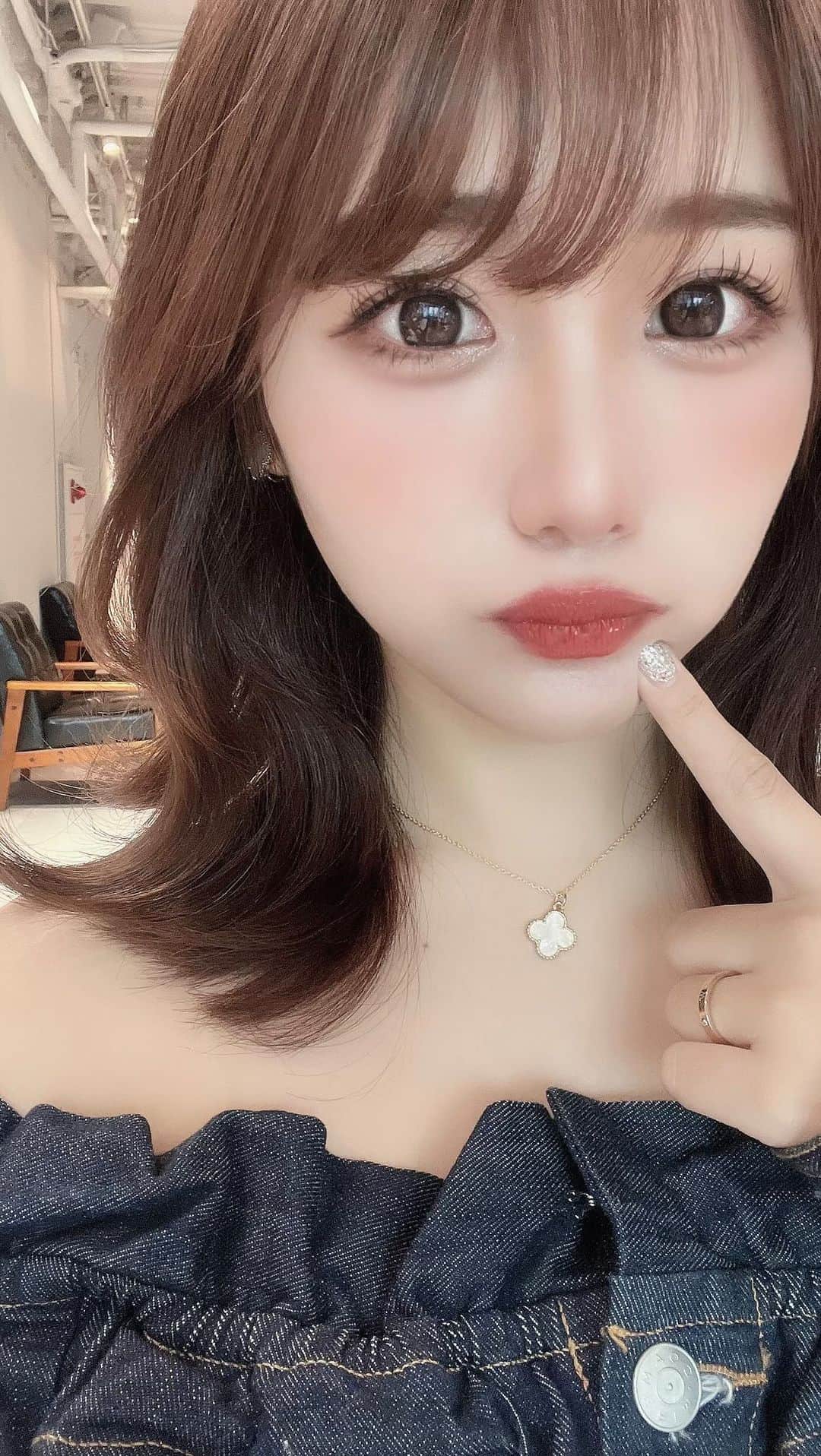 加藤里奈のインスタグラム：「⋆  #ootd #fashion #instafood #instagram  #hairstyle #outfit #code #instafashion  #ファッション #撮影 #ヘアスタイル #ヘア  #コーディネート #コーデ #今日の服」