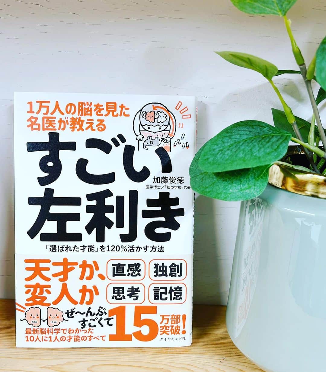 宮地謙典のインスタグラム：「『すごい左利き』読了。 左利きというコンプレックスが この本を読んで誇りに変わりました。  言葉を発そうとする時、すぐに言葉出てこなかったりするんですが  それもすべて左利きだからということも分かりました！  これ、読めてよかったです！  大袈裟にいうとこれからの人生は 『すごい左利き』を読んだ前と後と分けたものになるだろう！  左利きの人は絶対見るべき本📙  #読書 #読書好きな人と繋がりたい  #左利き」