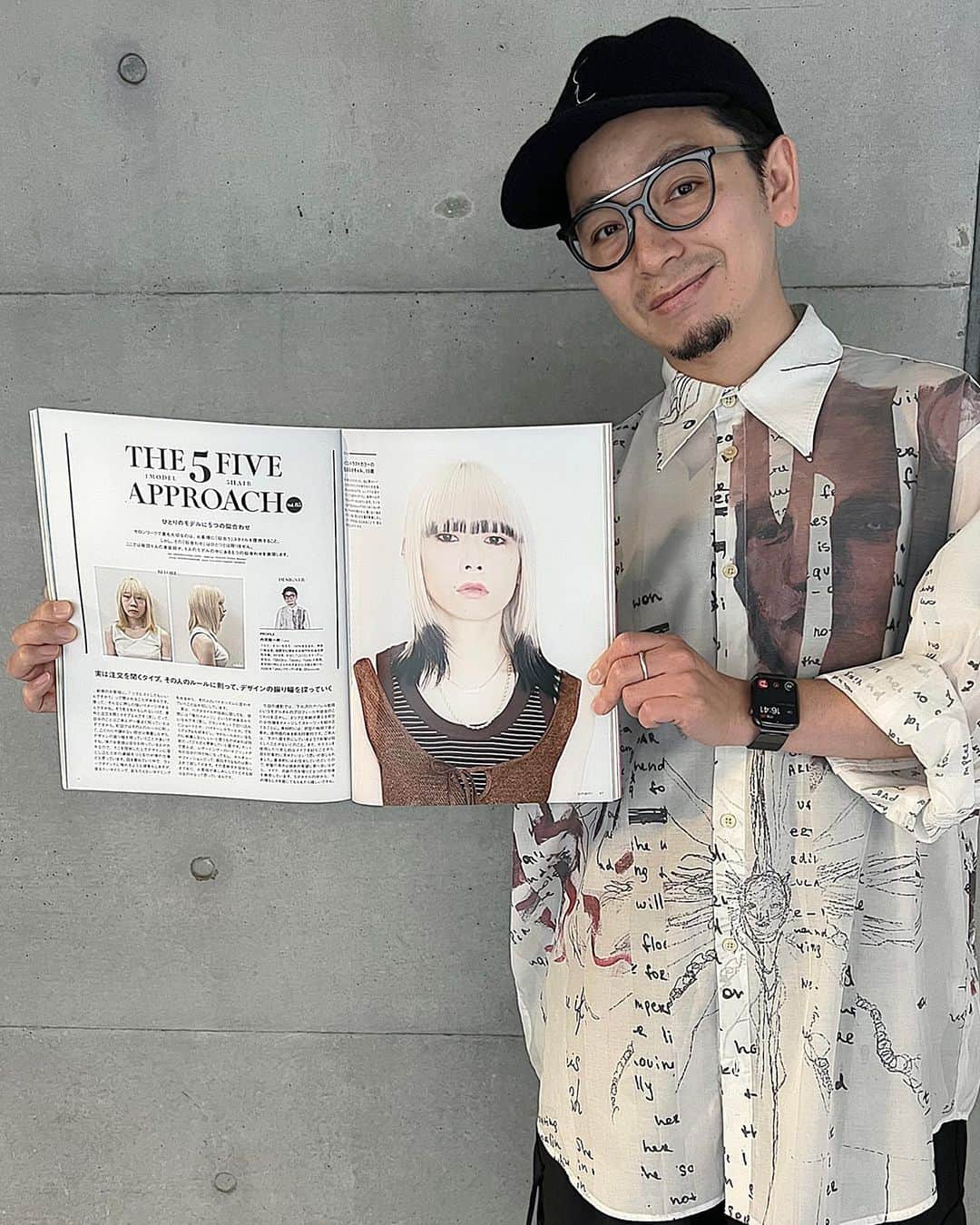 のインスタグラム：「発売中のSHINBIYO３月号にて 連載「THE 5 APPROACH」にてスタイル提案しております！ 一人のモデルさんを1日で５回変身させるSHINBIYOの名物企画！ 僕なりに渾身の５スタイル作りました！！ 年齢と街をテーマに表現したモデルさんのヘアストーリー！ ぜひ誌面にてご覧ください！ 関わって頂いた 編集の木下さん メイク豊田さん 衣装まるりさん カメラマン板橋さん  ありがとうございました！  #LECO #lecotokyo #しんびよう　#SHINBIYO #クリエイティブ #変身 #ビフォーアフター #連載　#作品 #美容師　#業界誌 #発売中」