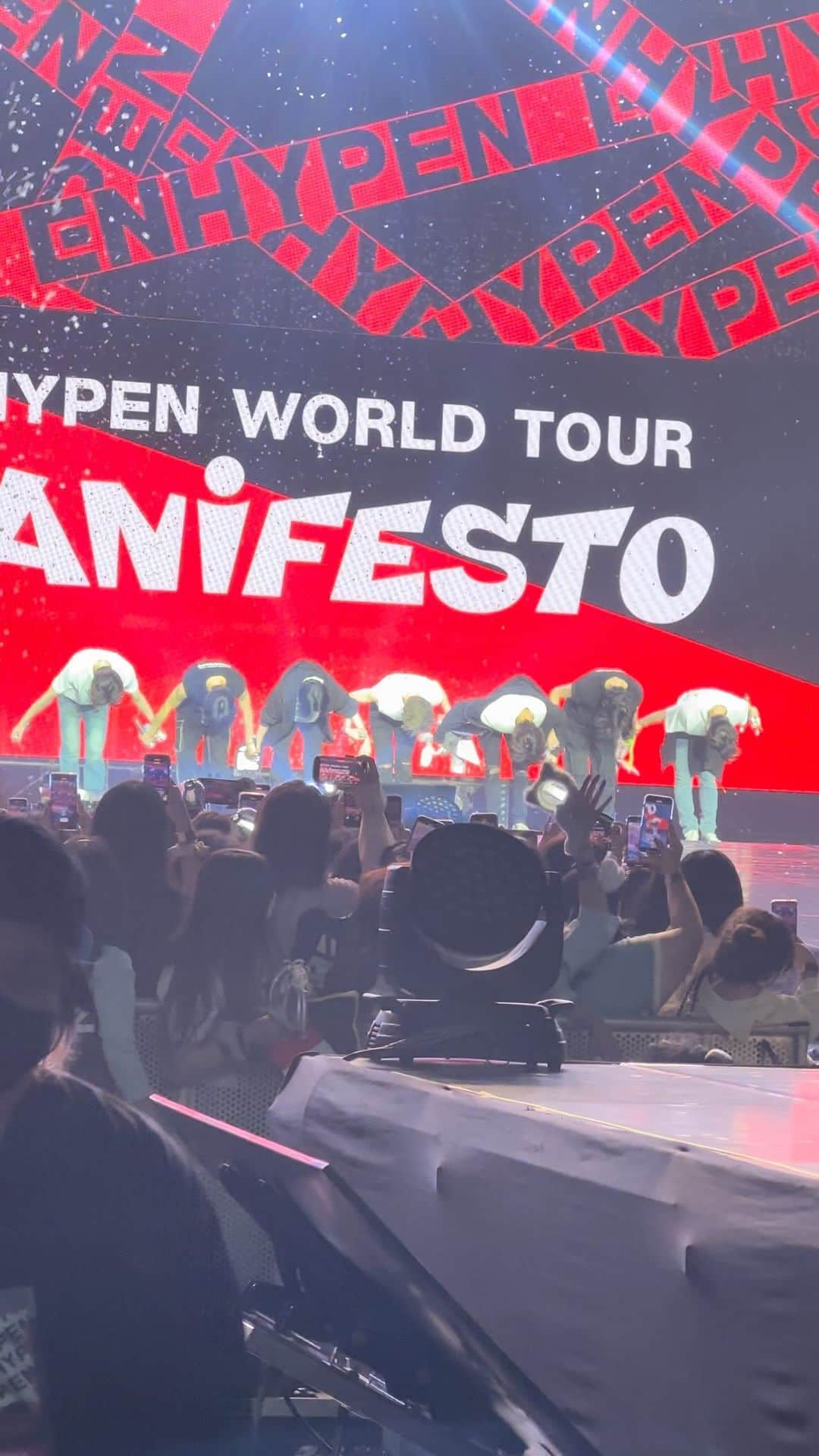 masumiのインスタグラム：「사랑해 사랑해🥺🫶🏻❤️❤️❤️ : : : #enhypen  #enhypenworldtour  #manifesto  #bangkok  #engene  #推し #推し活 #enhypen好きな人と繋がりたい #engeneと繋がりたい」