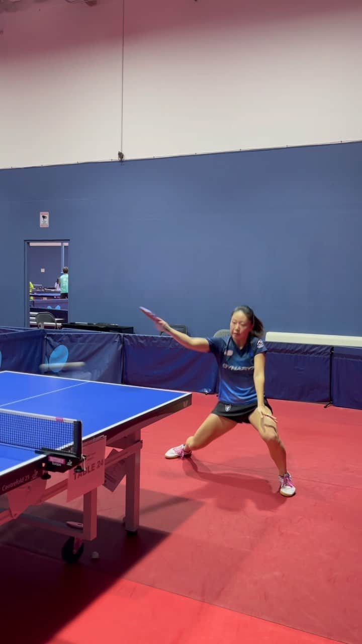 リリー・チャンのインスタグラム：「Lily Zhang putting in the hours in final preparation for WTT Star Contender Goa and the Singapore Smash! @lilyyz @wtt @singaporesmash #wtt #tabletennis #joola #TeamJOOLA」