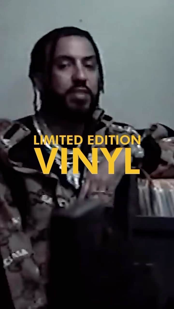 フレンチ・モンタナのインスタグラム：「🔥 MONTEGA ! Limited edition vinyl 🌊🌊🌊 available now ! @harryfraud  @shopgetondown」