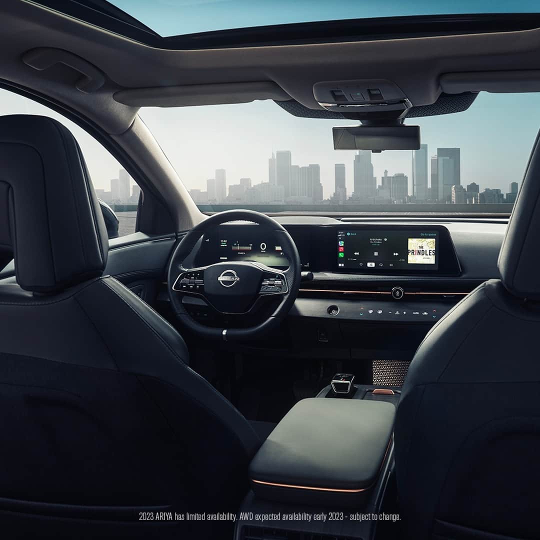 Nissan USA Official Instagram accountのインスタグラム：「Swipe for serenity. #NissanARIYA」