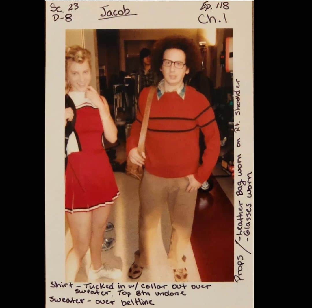 ジョシュ・サスマンのインスタグラム：「Flashback Friday. Behind the scenes of Glee Season 1 episode Funk.」