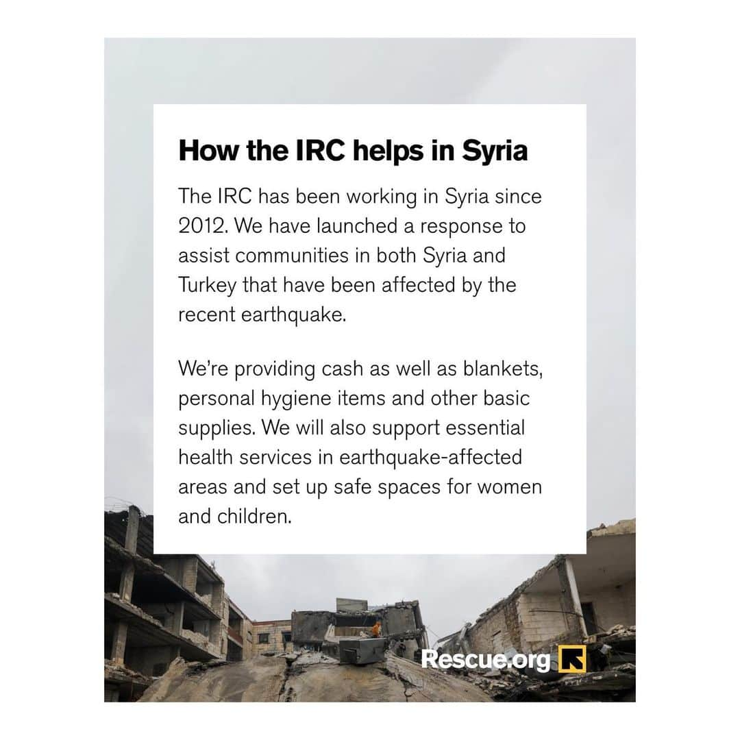 ラシダ・ジョーンズさんのインスタグラム写真 - (ラシダ・ジョーンズInstagram)「The earthquakes that recently hit Turkey, Syria and Lebanon are the biggest to hit the region in a century. More than 35,000 people have died and thousands more could still remain trapped in rubble. The impact has been devastating with freezing weather and displacement due to the ongoing war. The image are heartbreaking and suffering is unfathomable. I’m proud to support @RESCUEorg’s mission to provide life-saving health care, protection and early recovery support to people impacted by this terrible disaster. Link in story.」2月18日 4時50分 - rashidajones