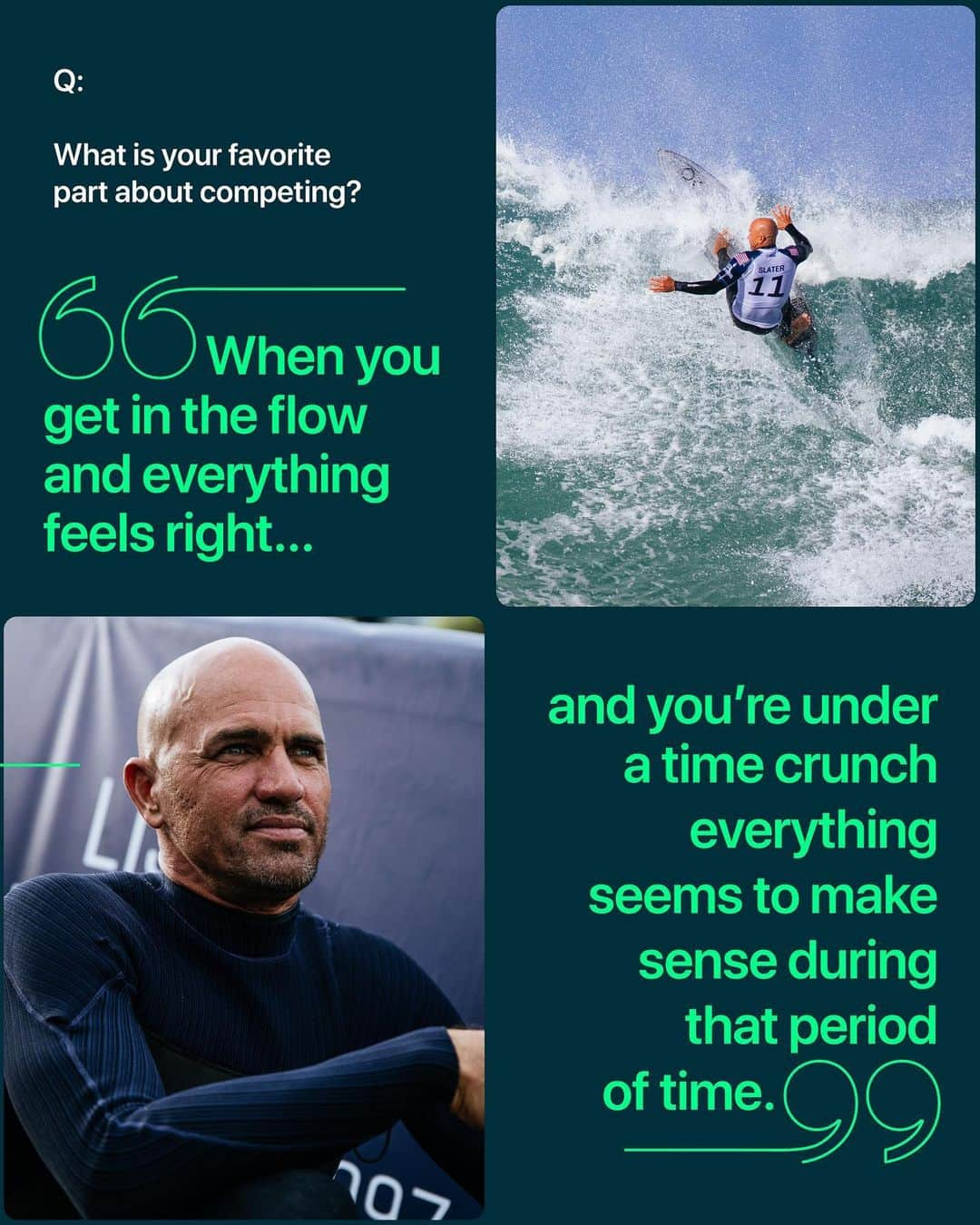 ケリー・スレーターさんのインスタグラム写真 - (ケリー・スレーターInstagram)「11-time World Champion Kelly Slater has been on the WSL Championship Tour for 30 years. @kellyslater talks about his experience on tour and advice for competition rookies in and out of the water.  Season 2 of #MakeOrBreak is streaming now on Apple TV+」2月18日 5時00分 - kellyslater