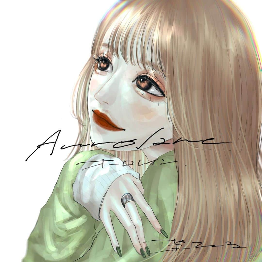 のインスタグラム：「Aurolane/茉ひる 2/18 (sat) 0:00  5th single release. 🌫️🫧✈︎  TRACK ＆Arrangement: @rikiya.agm  REC＆MIX DOWN : @squid_ink_   illustration: @na._.nano  songwriting: @mahiru6song   わしの挑戦はまだ止まりません 是非🌫️🫧✈︎」