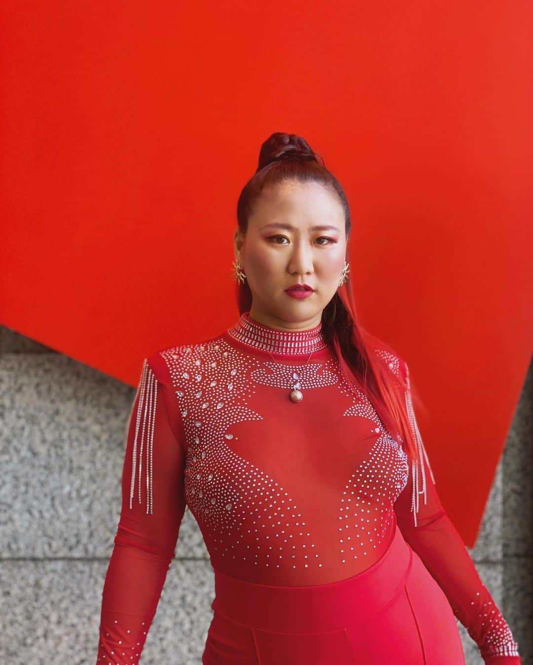 藤井美穂のインスタグラム：「What I wore for Nikkei Real-estate Summit🥰」